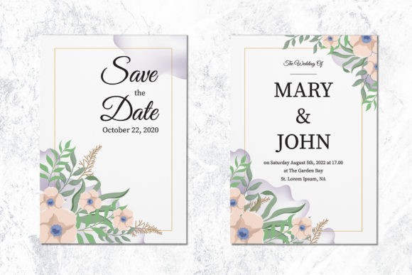 Download Wedding Invitation Card Pink Floral - Invitation Collection