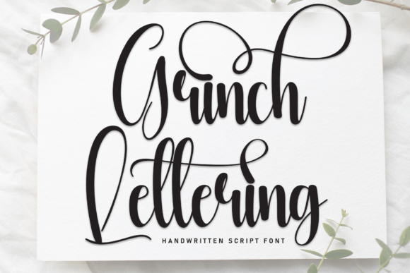 Download Grinch Lettering - Premium Bundle